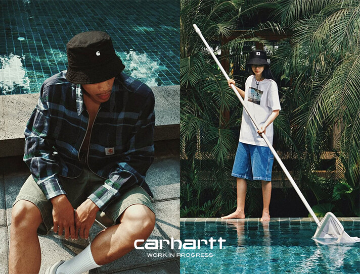 Carhartt WIP Duck Bucket Hat (Camo Duck / Green/Graphite