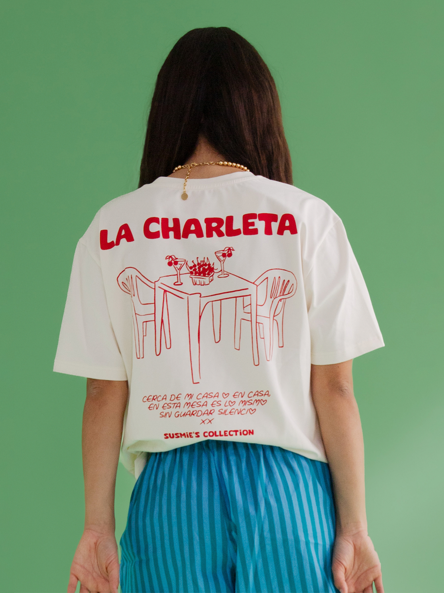 T-shirt Susmie's La Charleta Branca