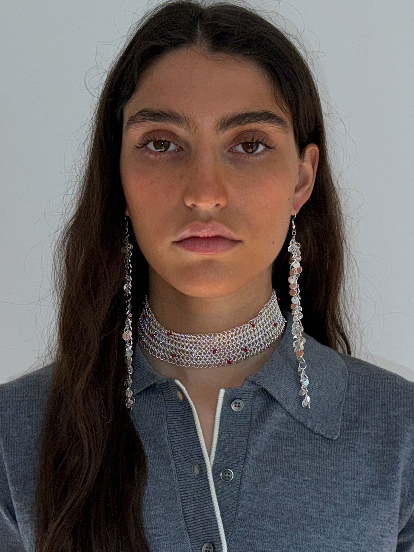 Brincos Susmie's Tinsel Prateados
