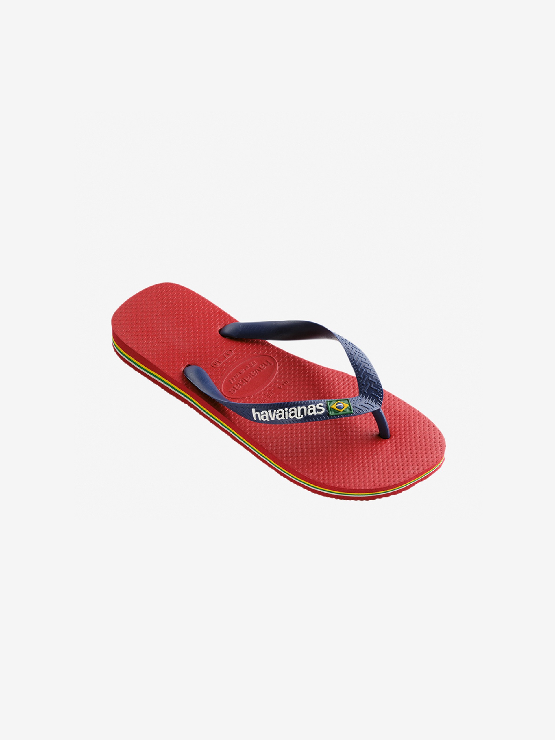 Chinelos Havaianas Brasil Logo Vermelhos