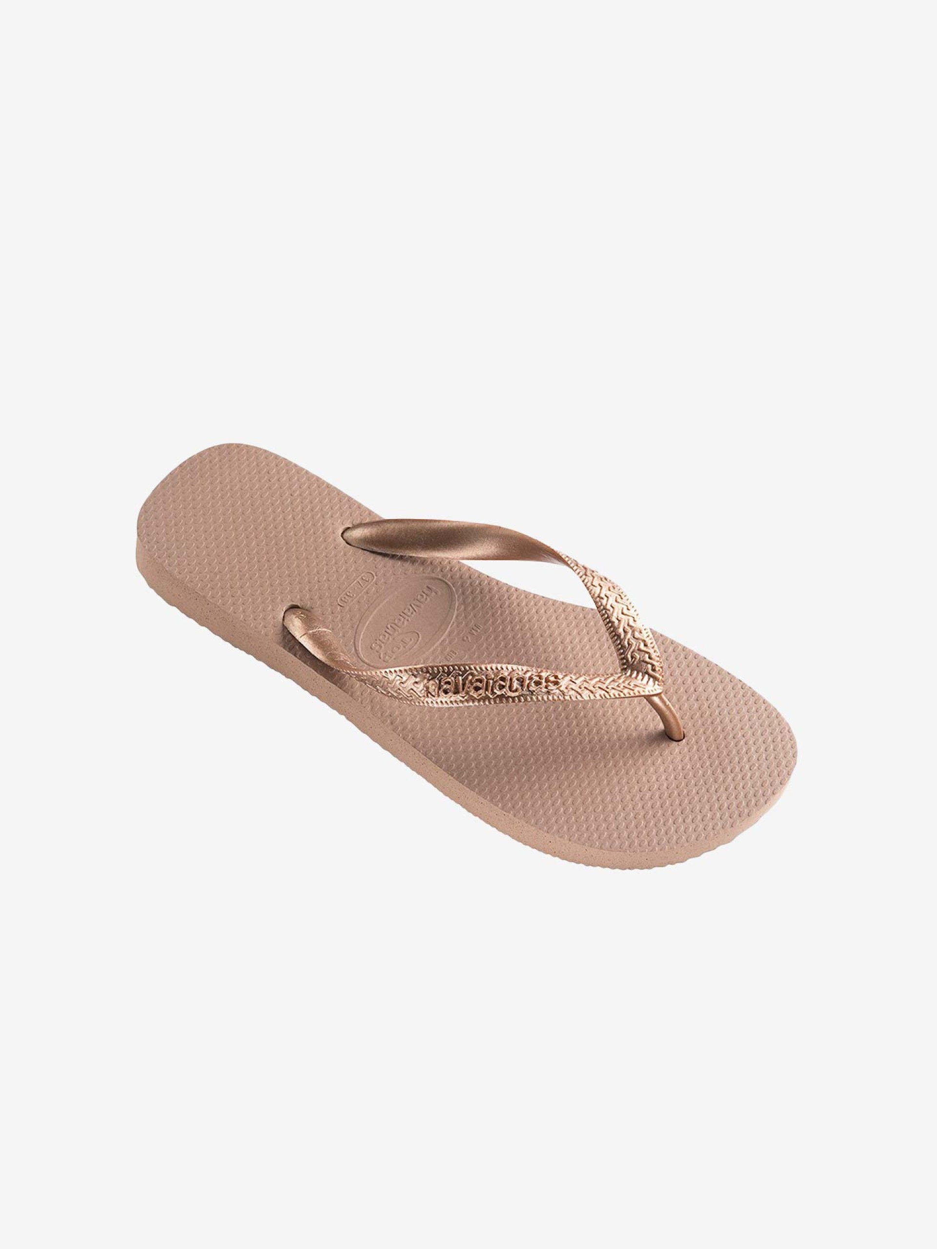 Chanclas Havaianas Top Glitter Bronce