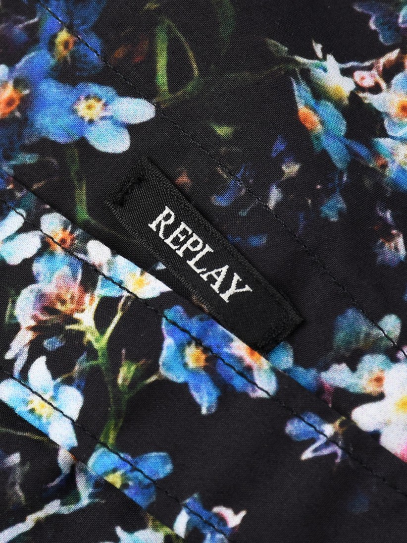 replay floral shirt