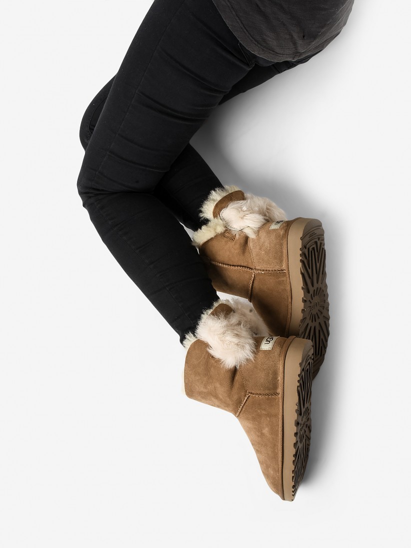 Botas Ugg Fluff Bow Mini Botas Ugg Fluff Bow Mini