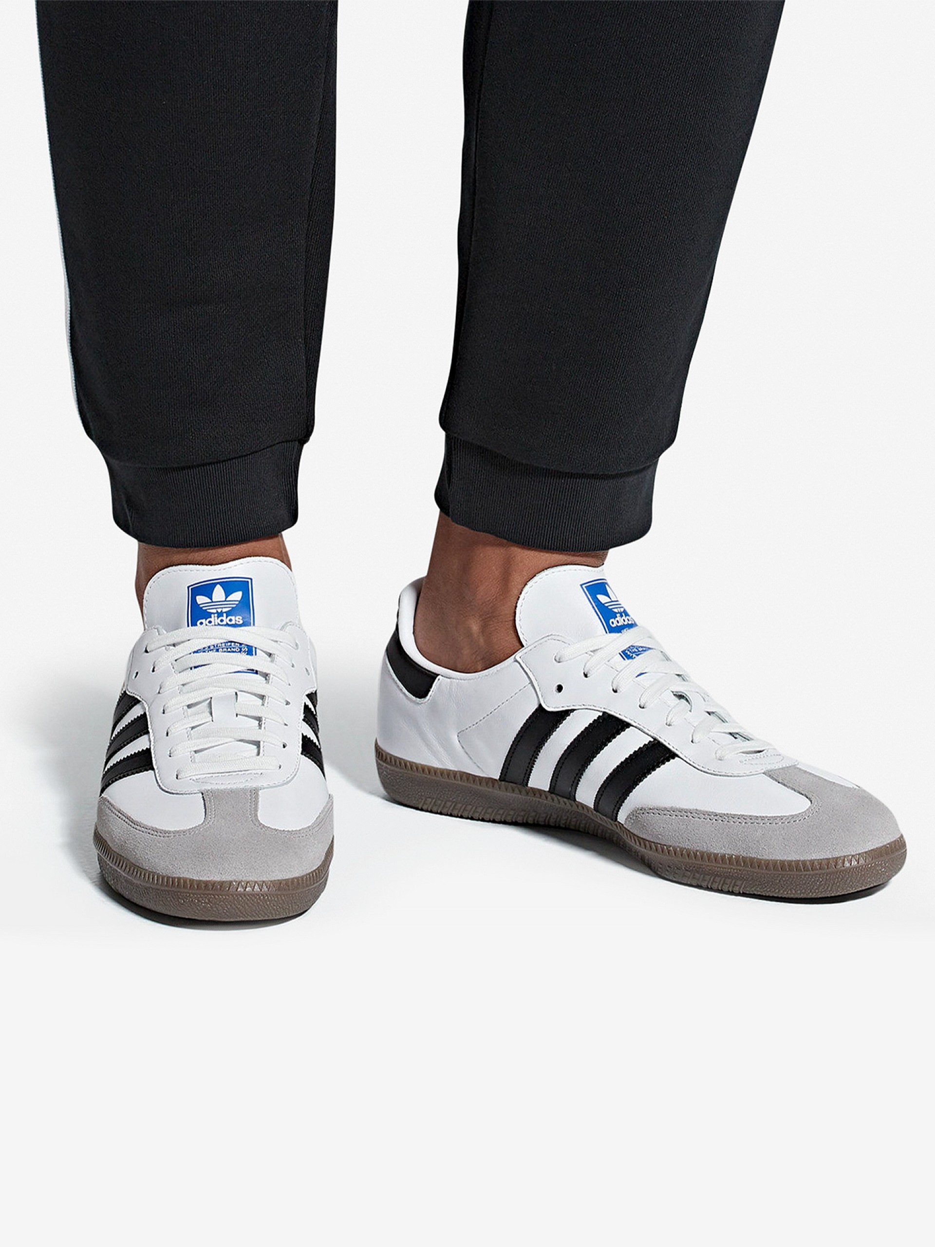 Sapatilhas Adidas Samba OG Brancas e Pretas