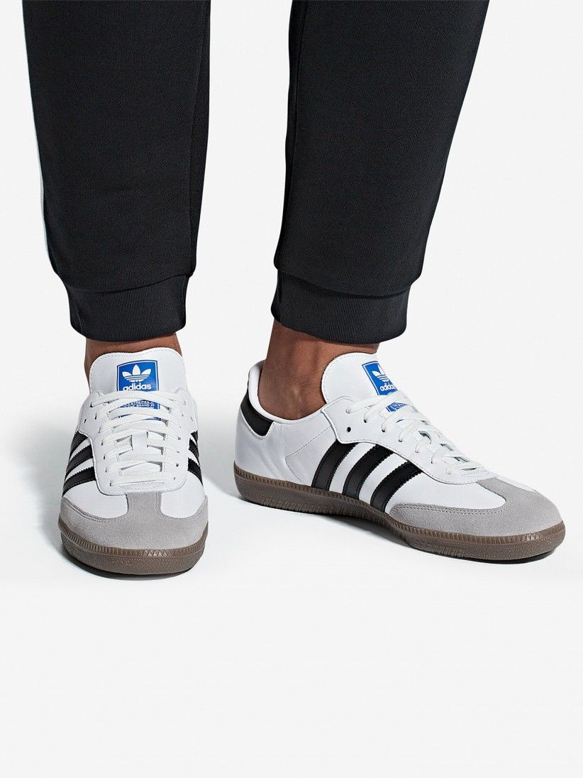 Sapatilhas Adidas Samba OG Brancas e Pretas
