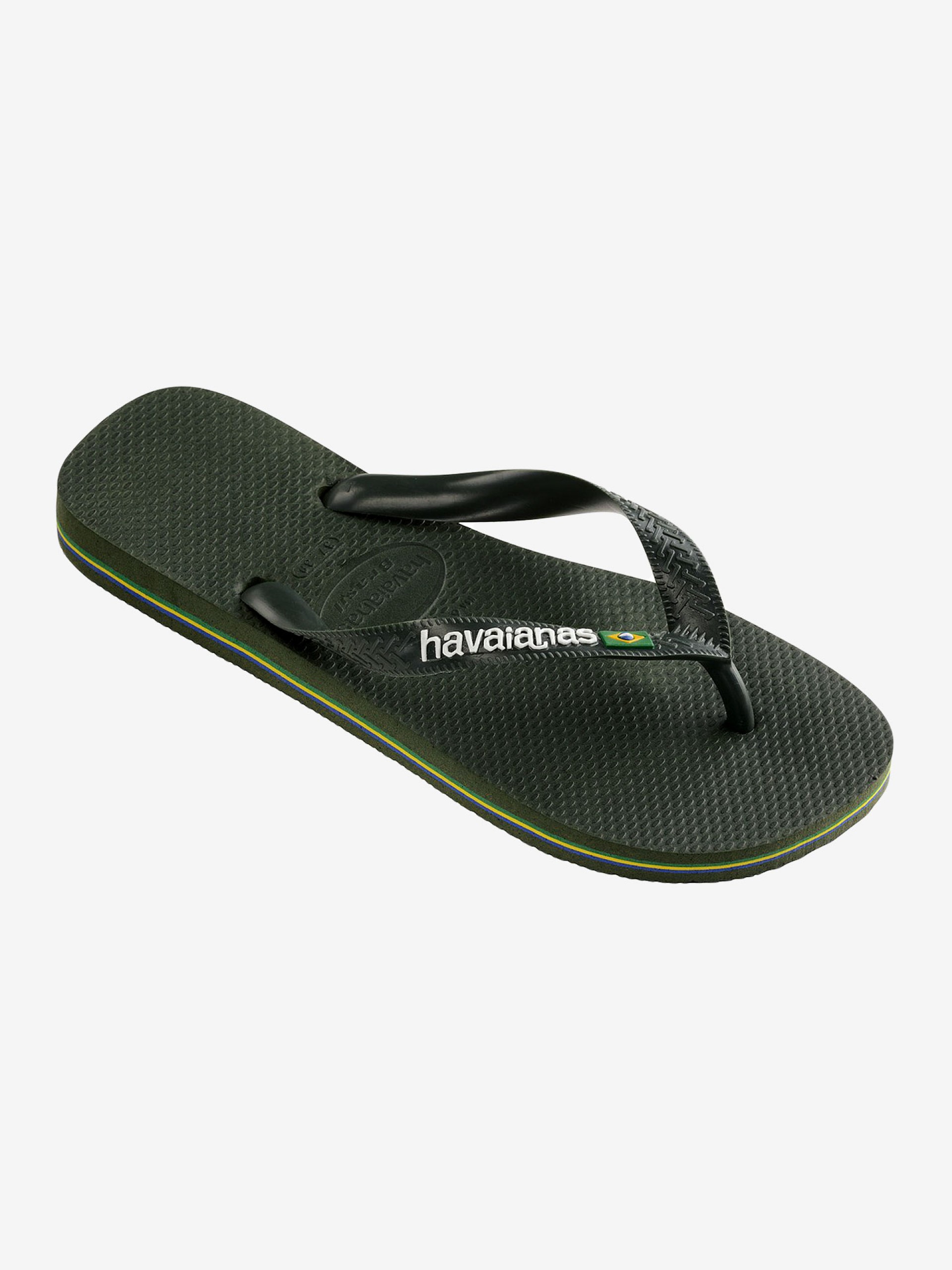 Chinelos Havaianas Brasil Logo Verdes