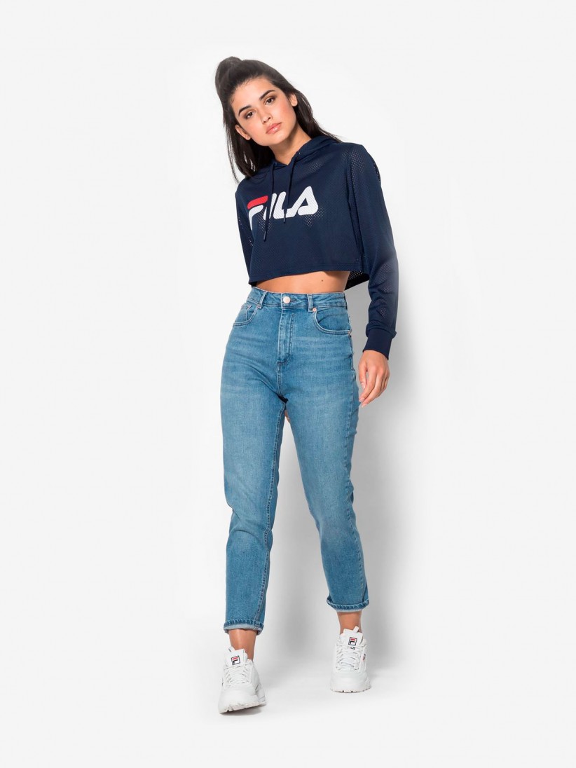 sudadera crop top fila