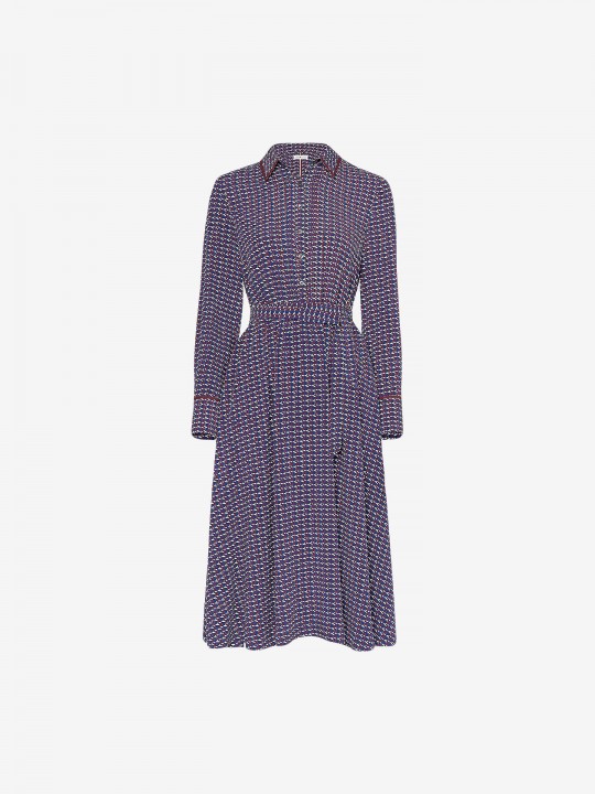 Vestido Tommy Hilfiger Long Sleeve Monogram