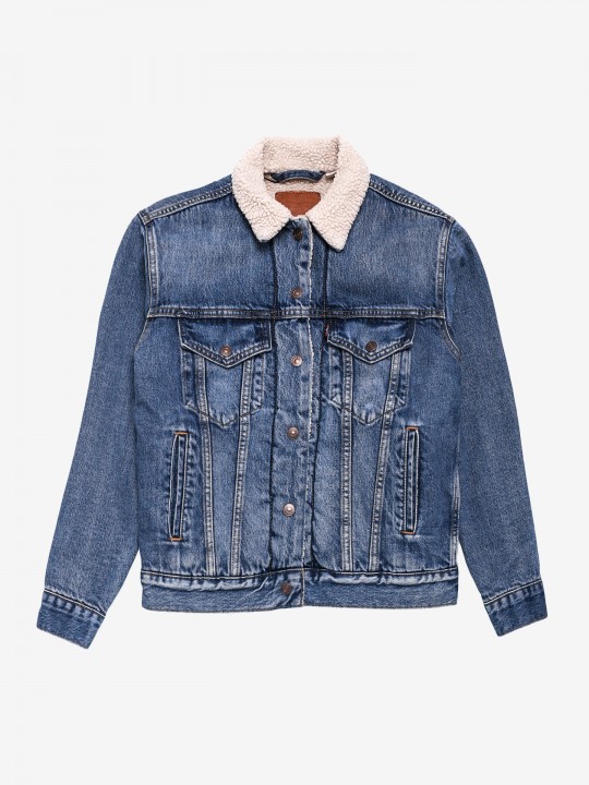 Casaco Levis Ex-Boyfriend Sherpa Trucker