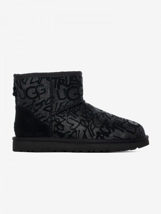 Botas Ugg Classic Mini Sparkle Graffiti
