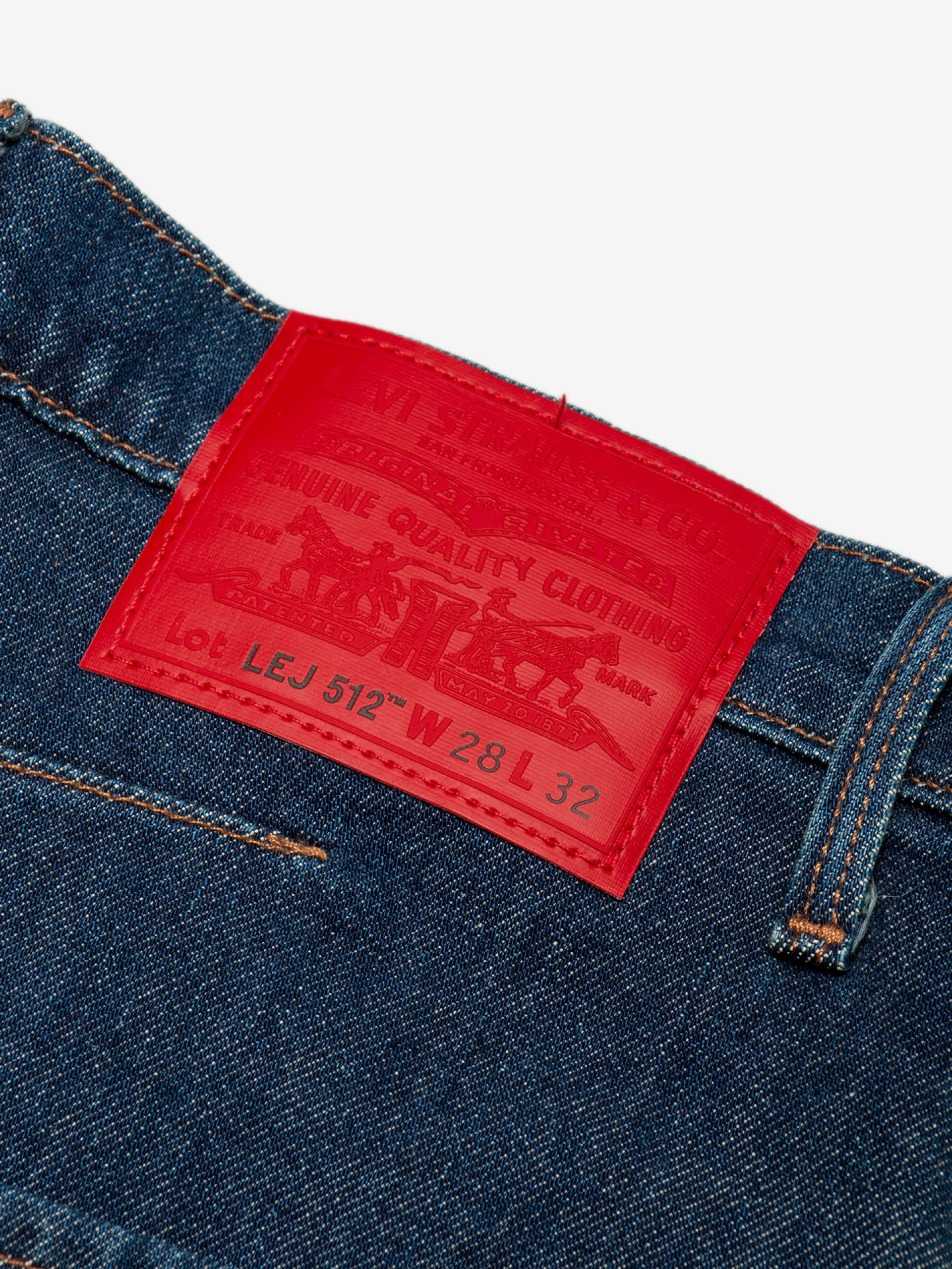 Calças de Ganga Levis 512 Slim Taper