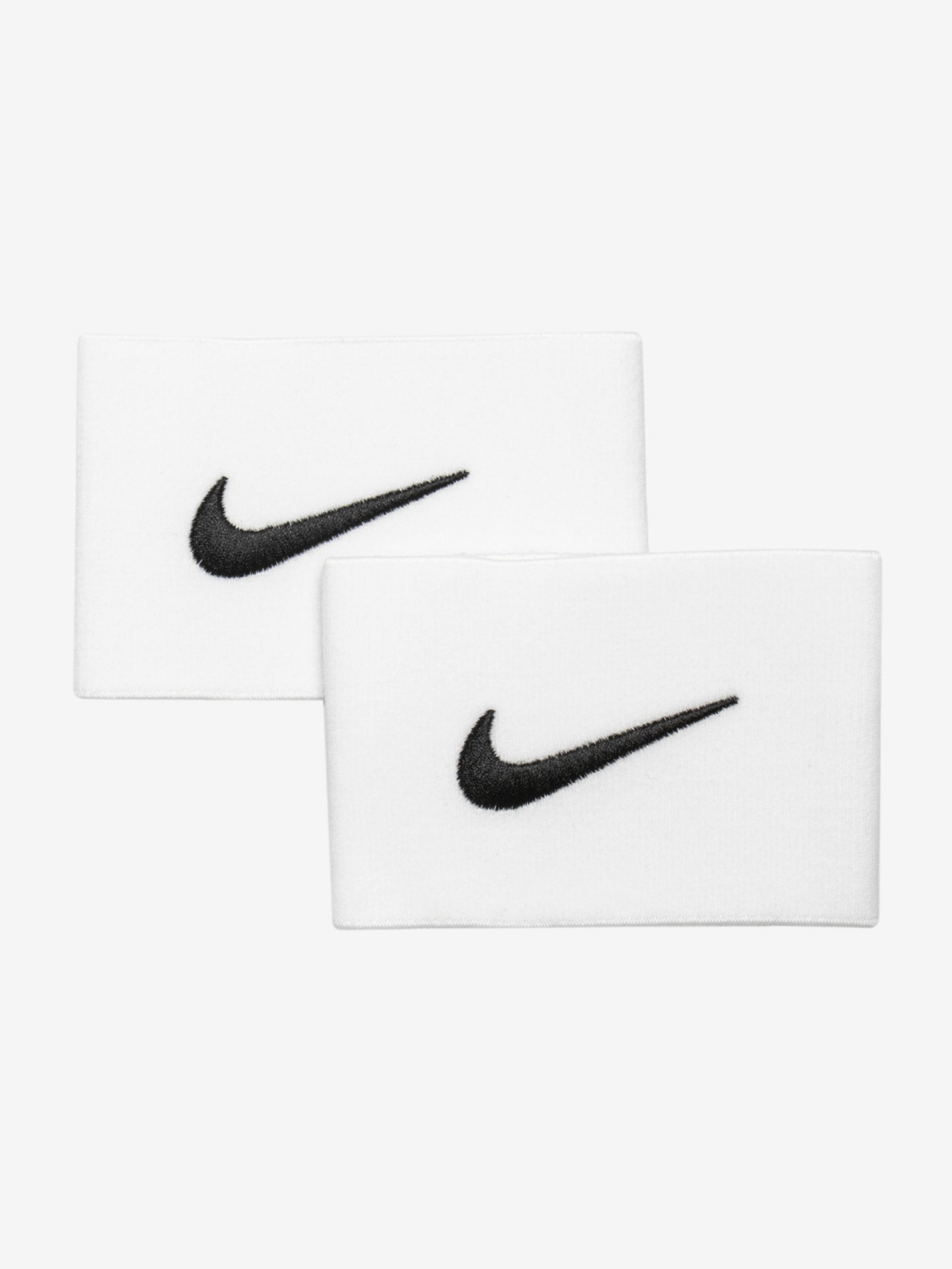 Bandas Elásticas Nike Guard Stay II Brancas Para Fixação de Caneleiras