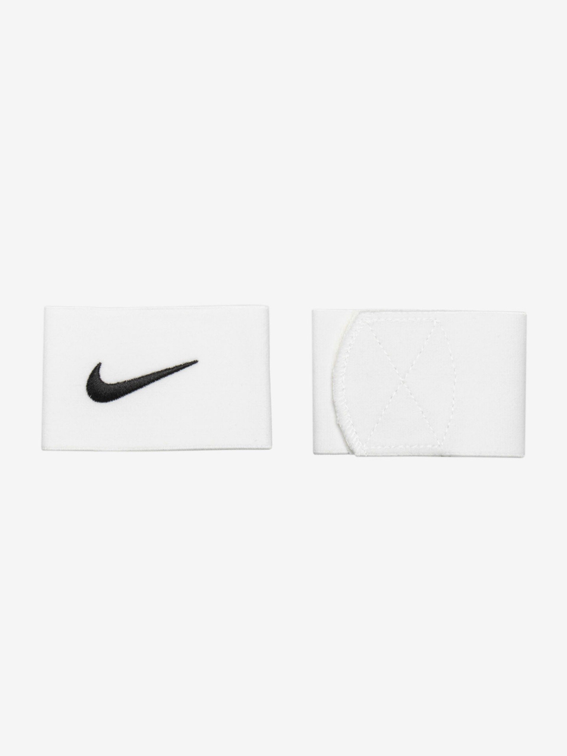 Bandas Elásticas Nike Guard Stay II Brancas Para Fixação de Caneleiras