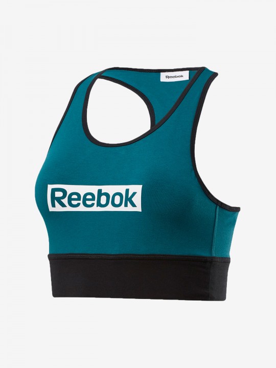 TOP REEBOK TRAINING ESSENTIALS LINEAR LOGO