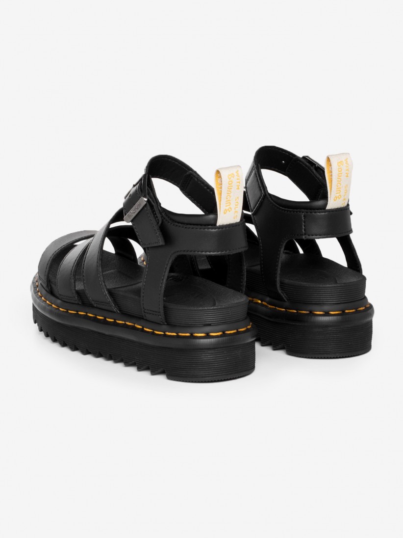 Forster Poly Webbing Sandals, Black | Dr. Martens