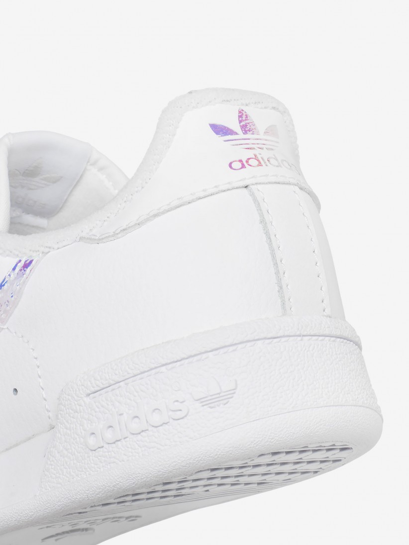 adidas originals white and lilac continental 80 trainers
