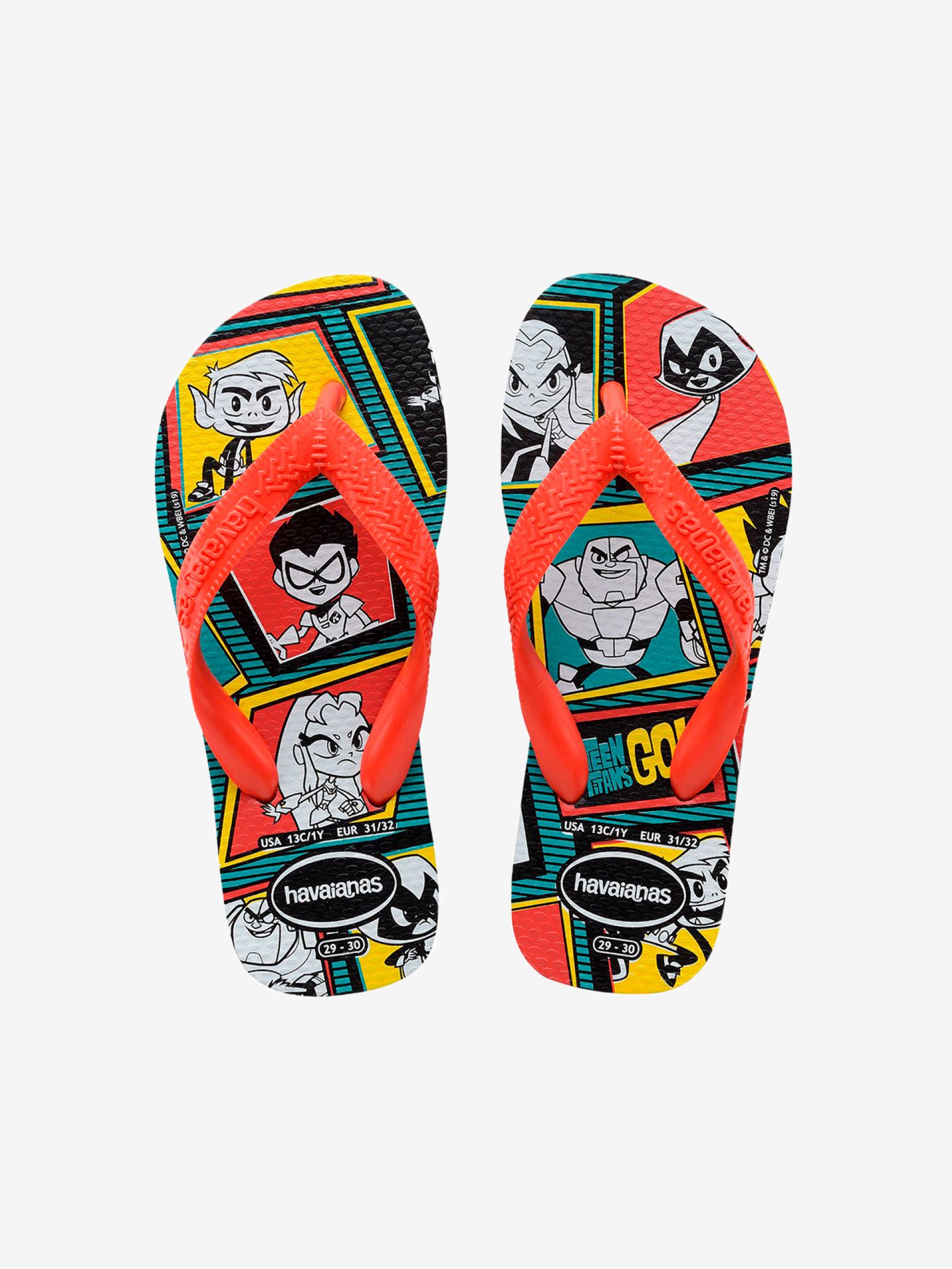 Chinelos Havaianas Kids Teen Titans Go