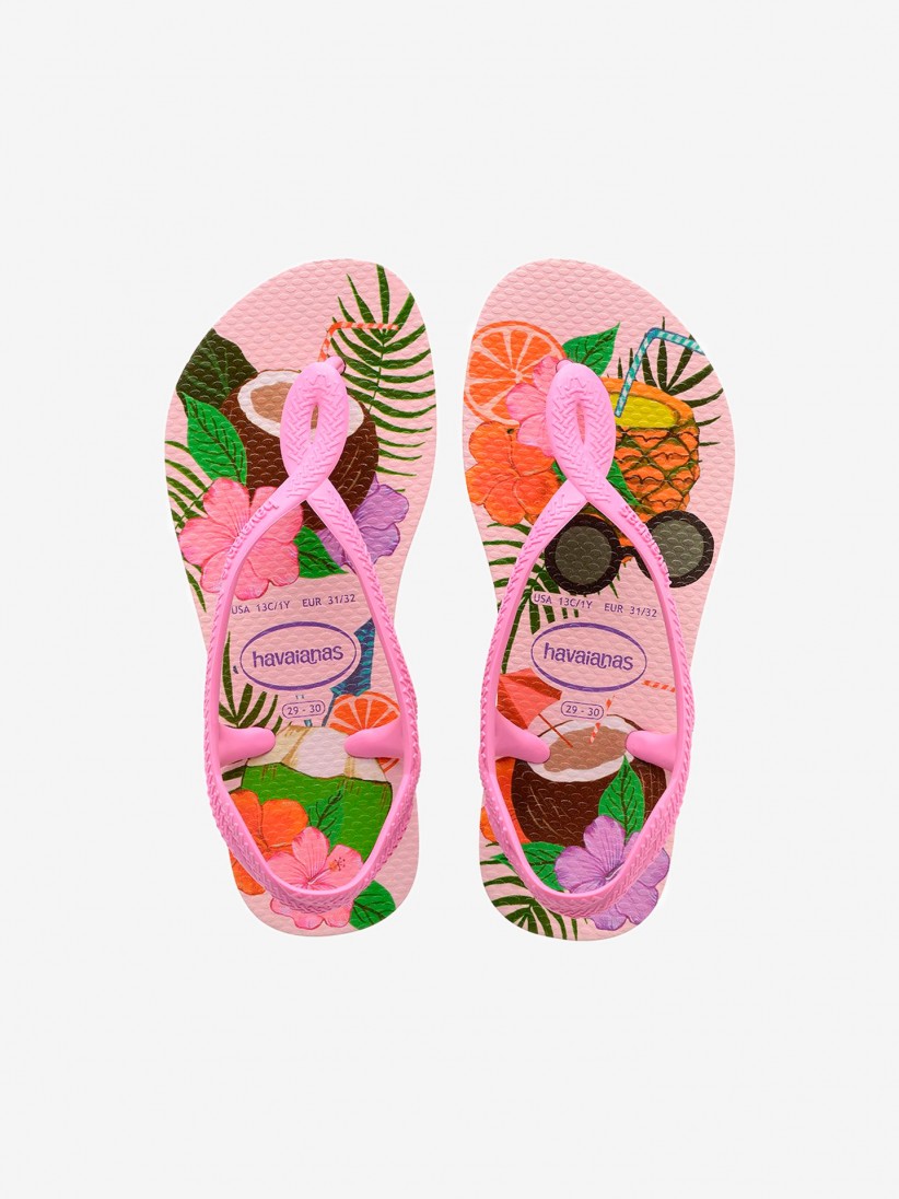 Havaianas Kids Slim Luna Print Sandals