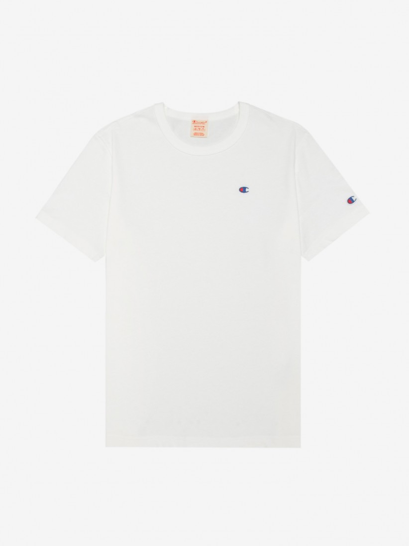 champion white logo t shirt