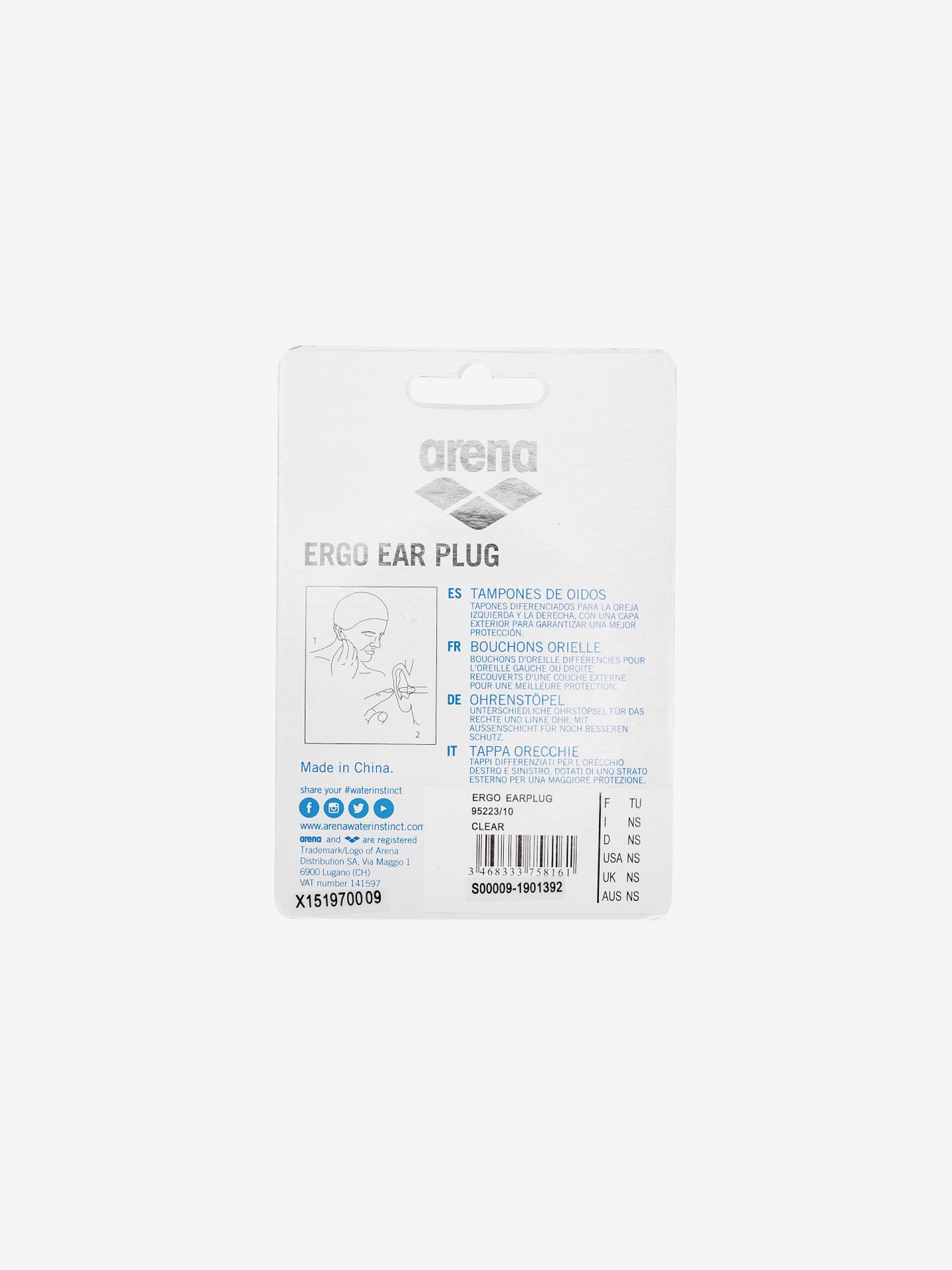 Aquáticos Arena Ergo Earplugs