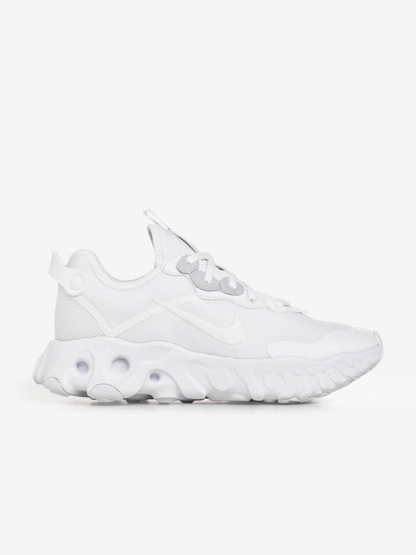 nike white react art3mis trainers