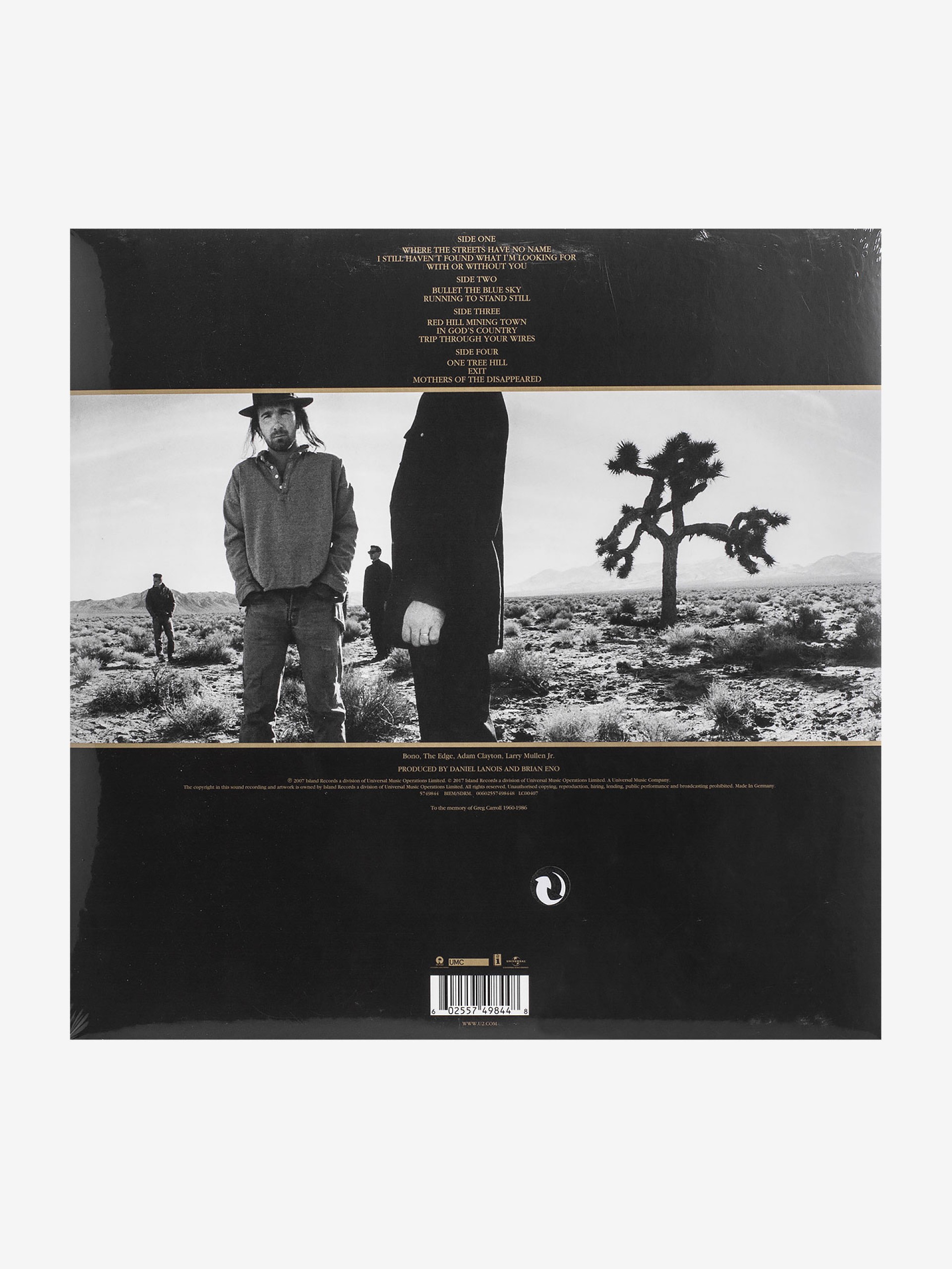 Disco de Vinilo U2 - The Joshua Tree 30th Anniversary