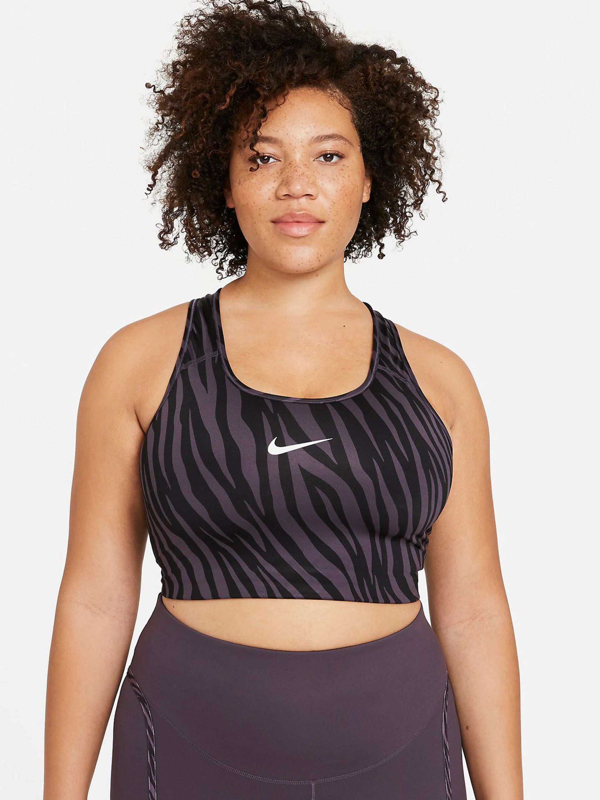 Sujetador Deportivo Nike Dri-FIT Swoosh Icon Clash Plus