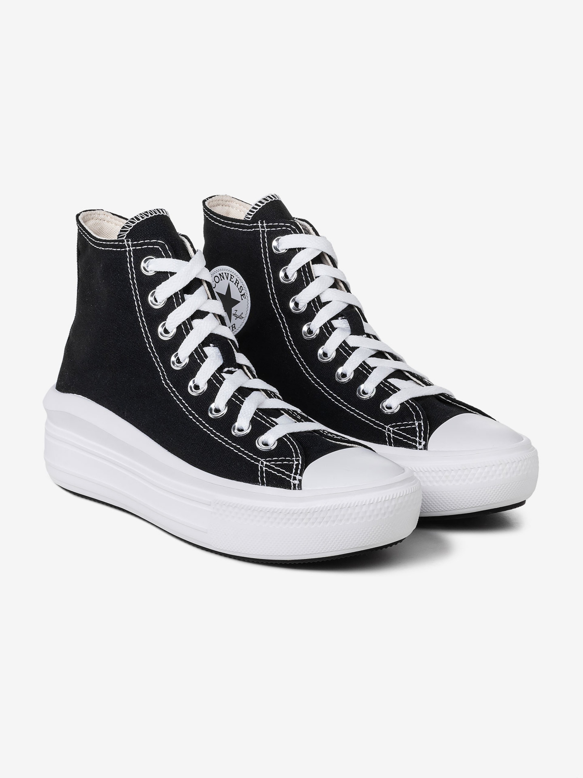 Converse Chuck Taylor All Star Move Platform Black Sneakers