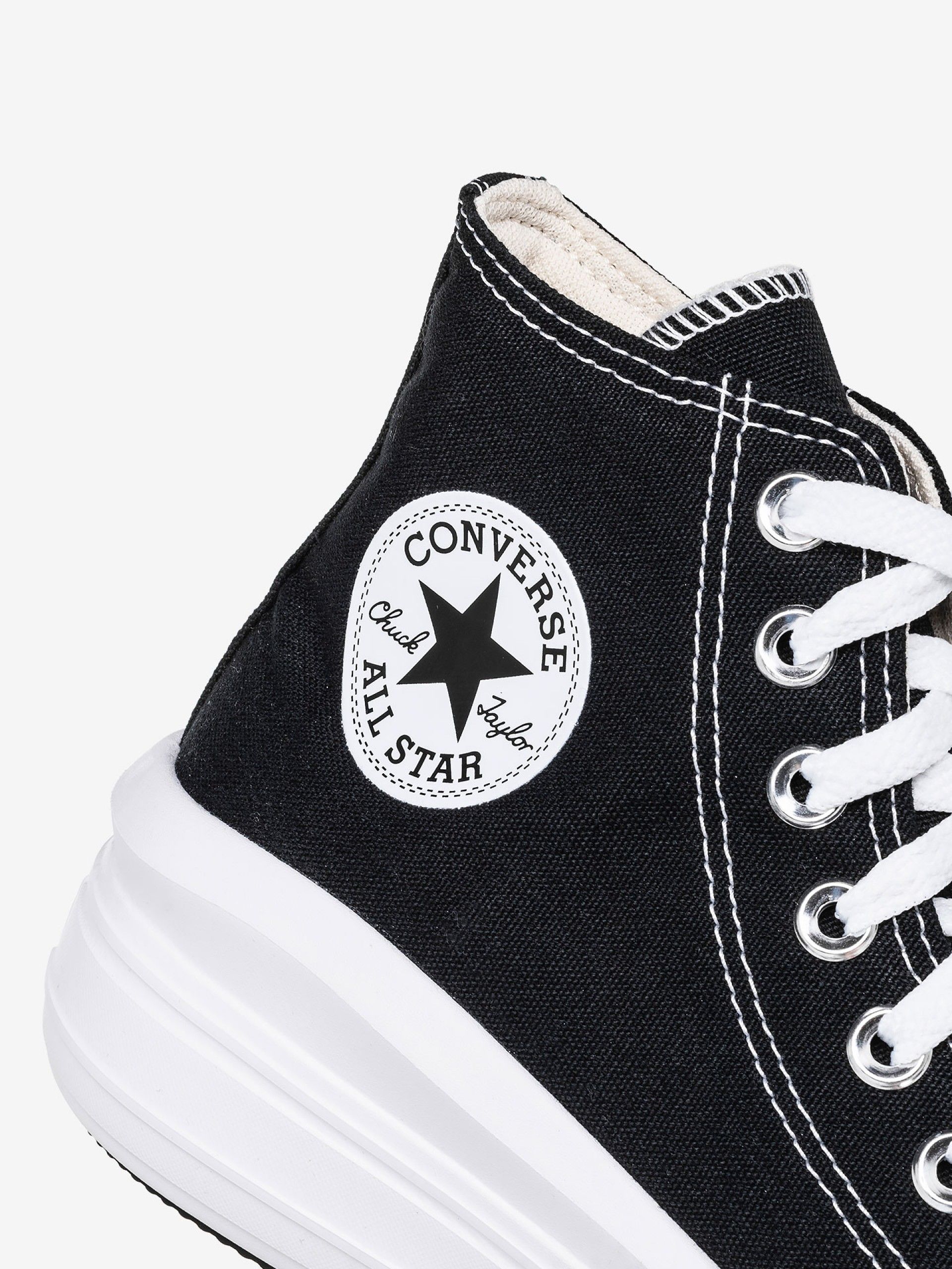 Converse Chuck Taylor All Star Move Platform Black Sneakers