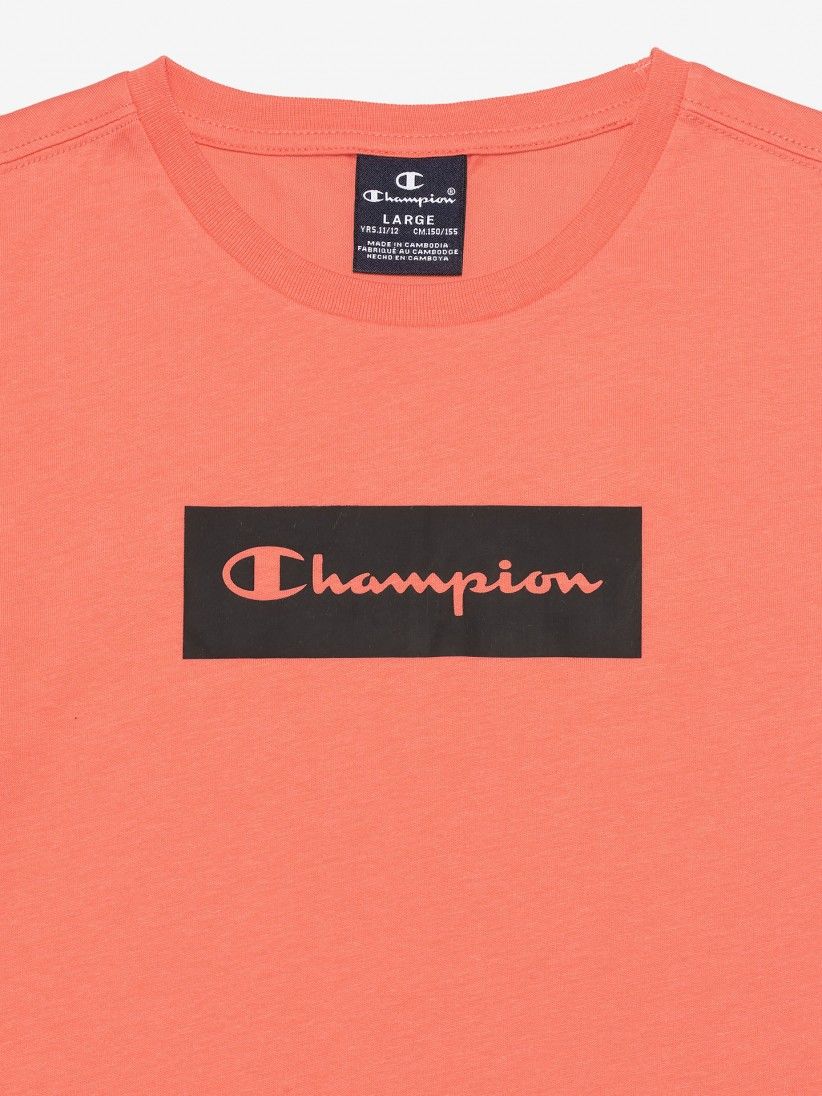 T-shirt Champion Color Block Box Script