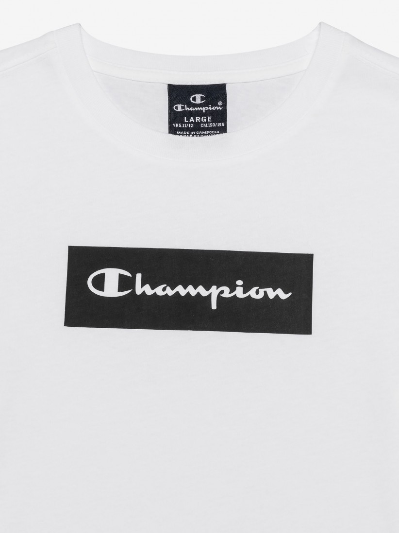 T-shirt Champion Color Block Box Script