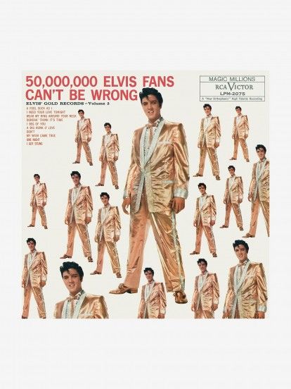 Disco de Vinil Elvis Presley - 50,000,000 Elvis Fans Can't Be Wrong