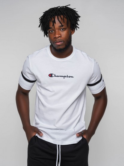 Champion Stripe Script T-shirt
