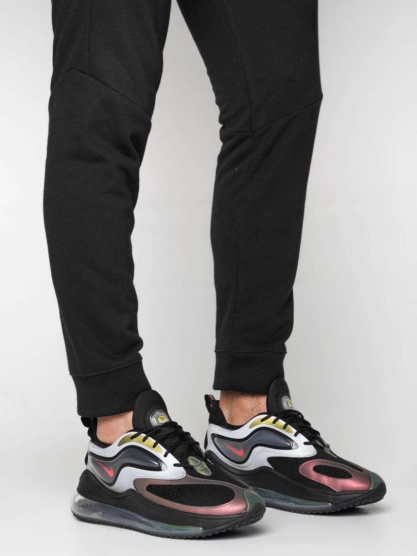 nike air max zephyr black on feet