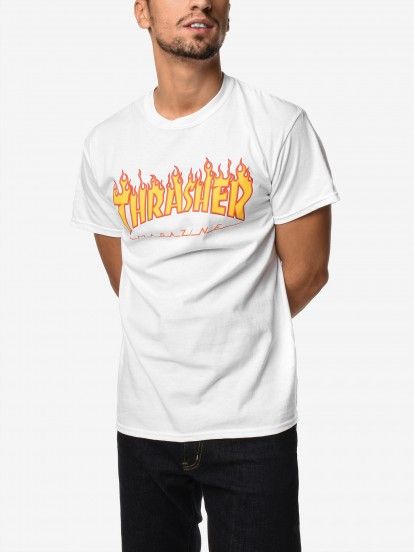 T-shirt Thrasher Flame Mag