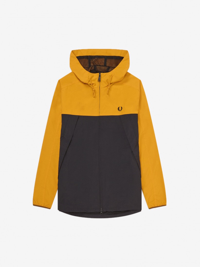 fred perry panelled jacket