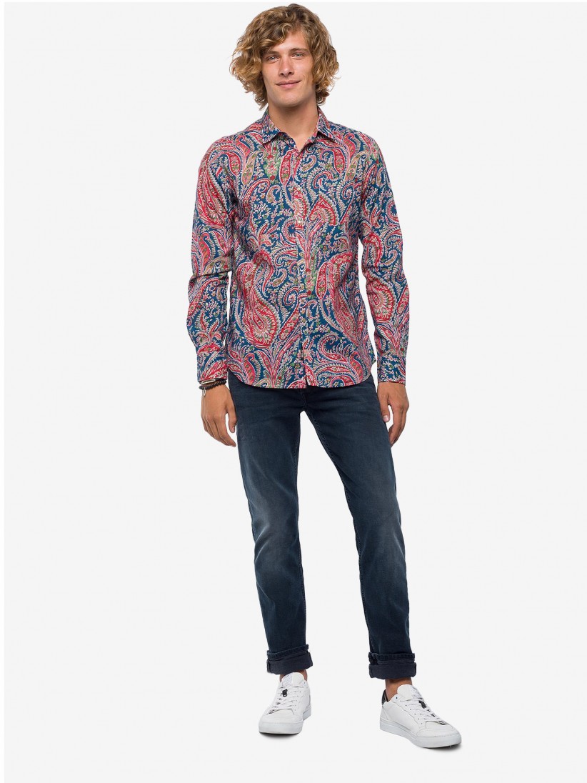 Replay Paisley Shirt