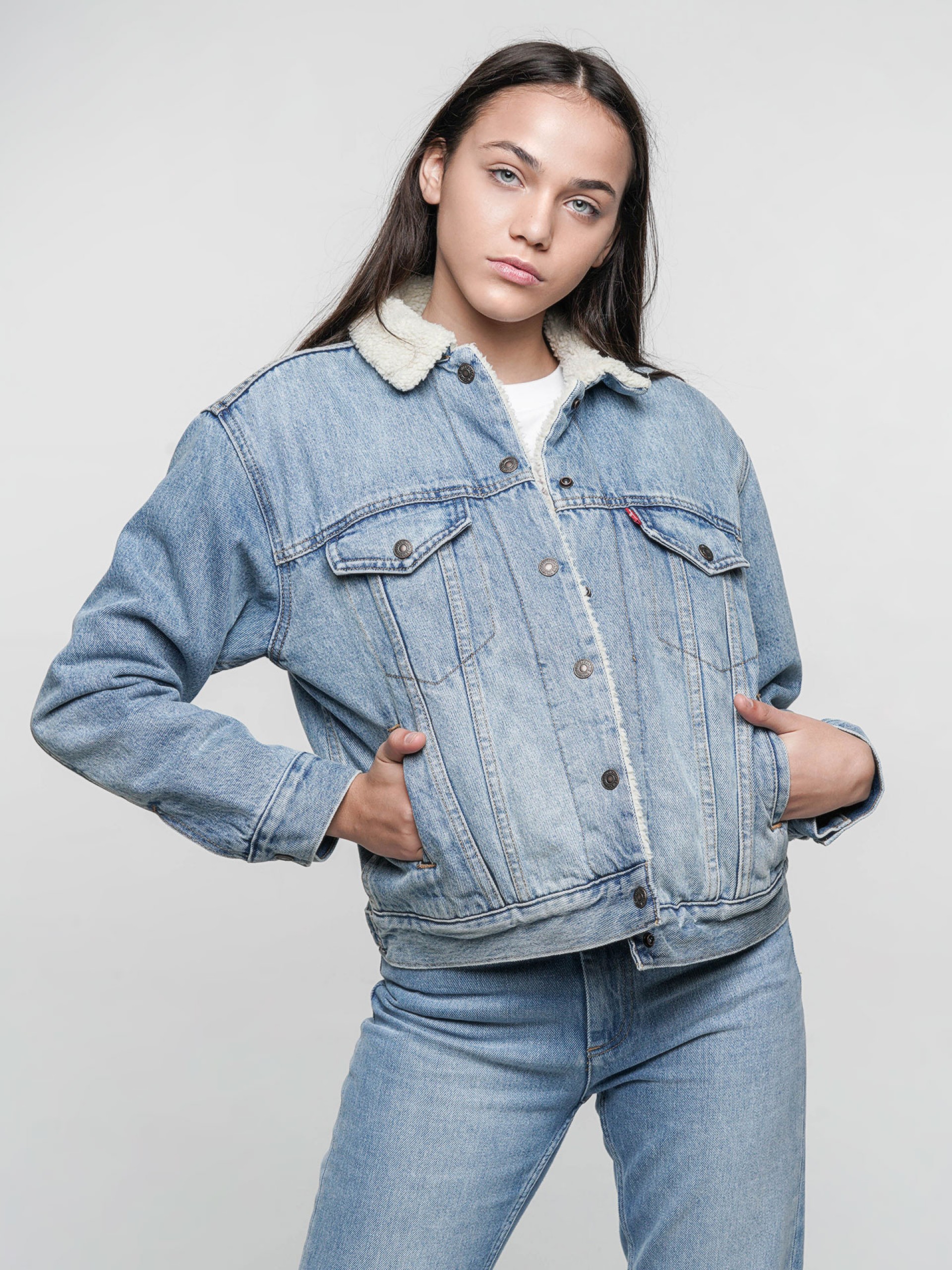 Chaqueta Levis Ex-Boyfriend Sherpa Trucker