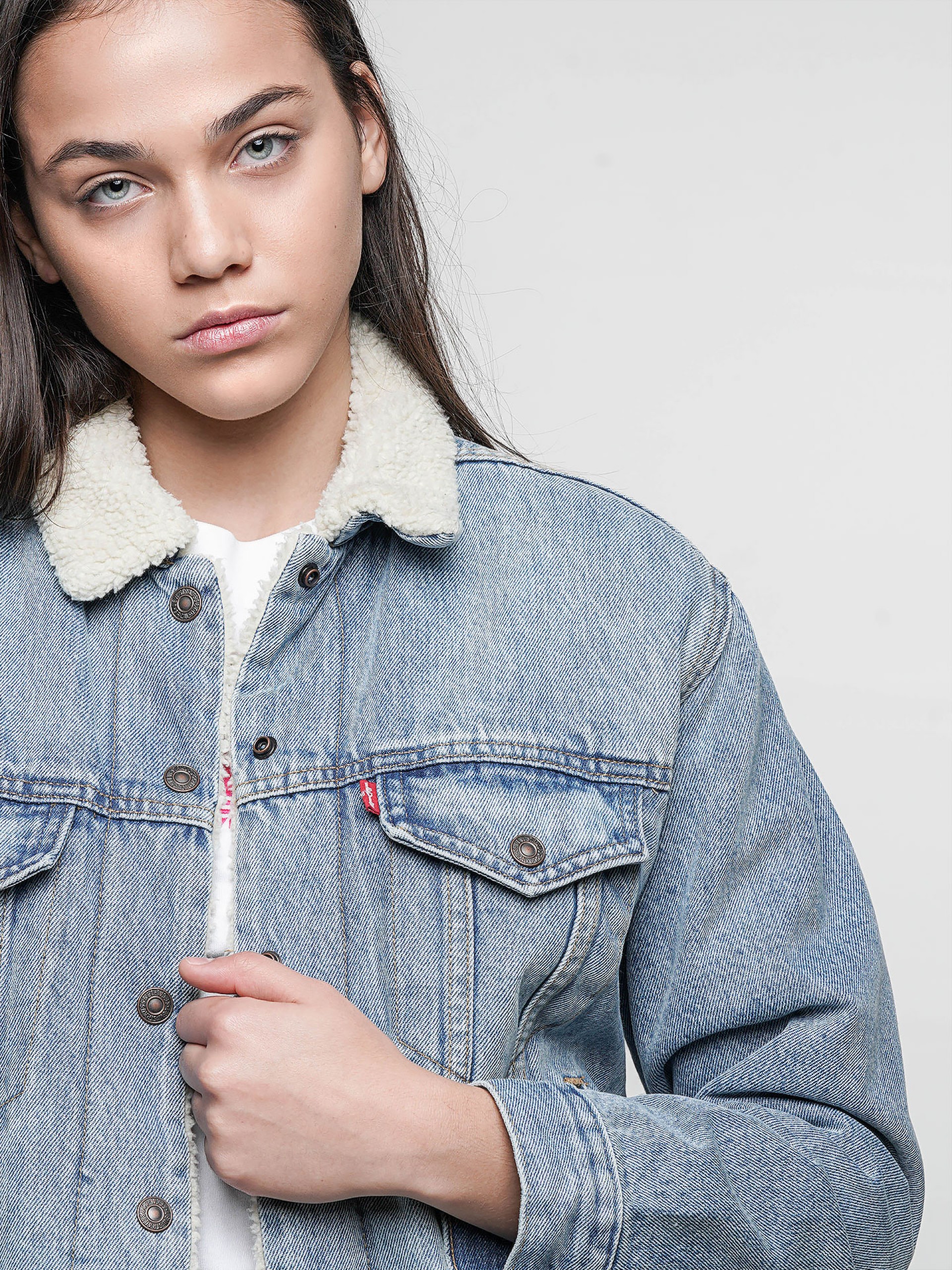 Chaqueta Levis Ex-Boyfriend Sherpa Trucker