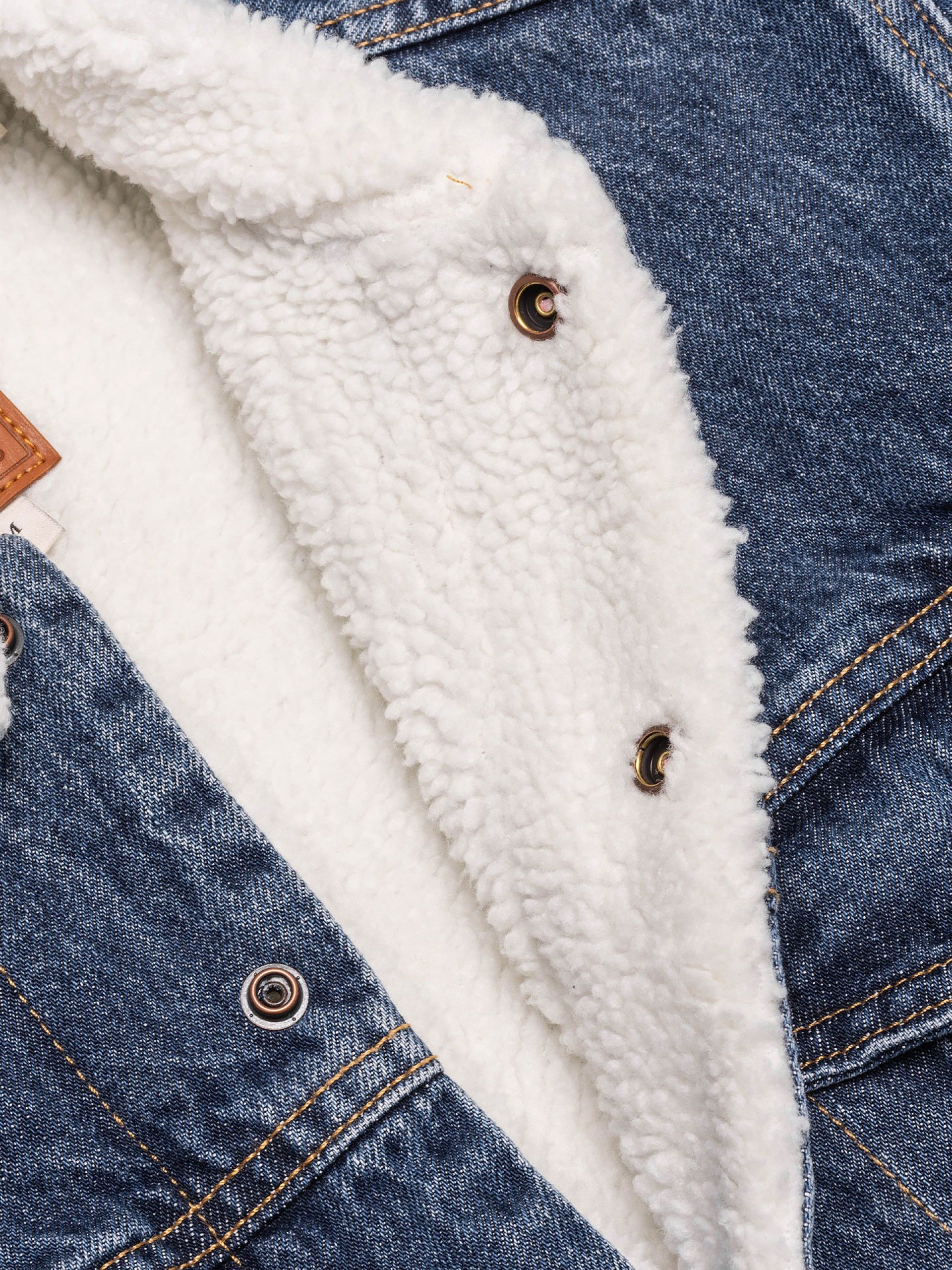 Casaco Levis Ex-Boyfriend Sherpa Trucker