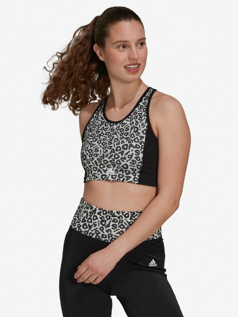 Adidas x FARM Rio Sports Bra