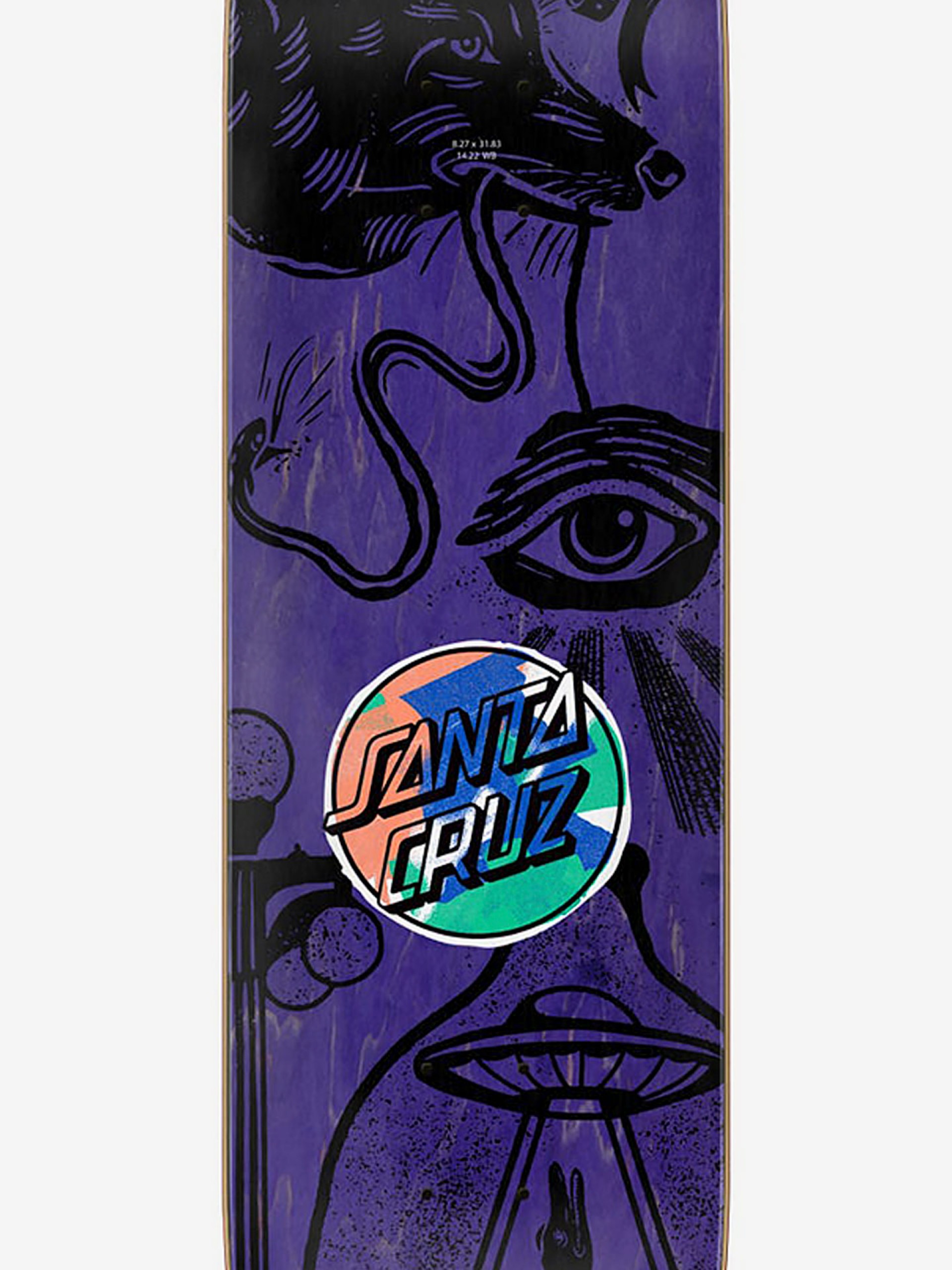Tábua Santa Cruz Powerply Deck Knibbs Seeker 8.27