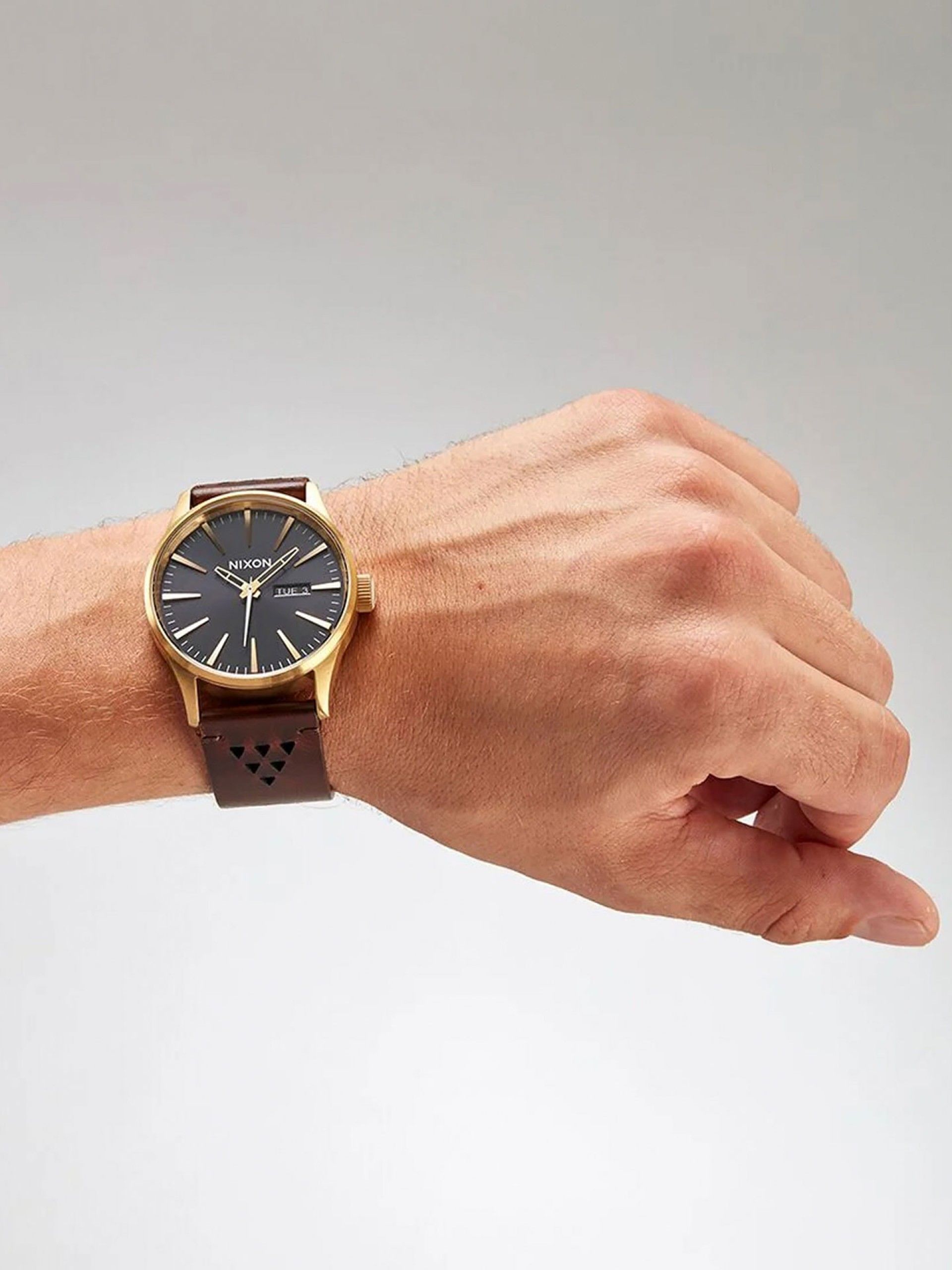 Relógio Nixon Sentry Leather