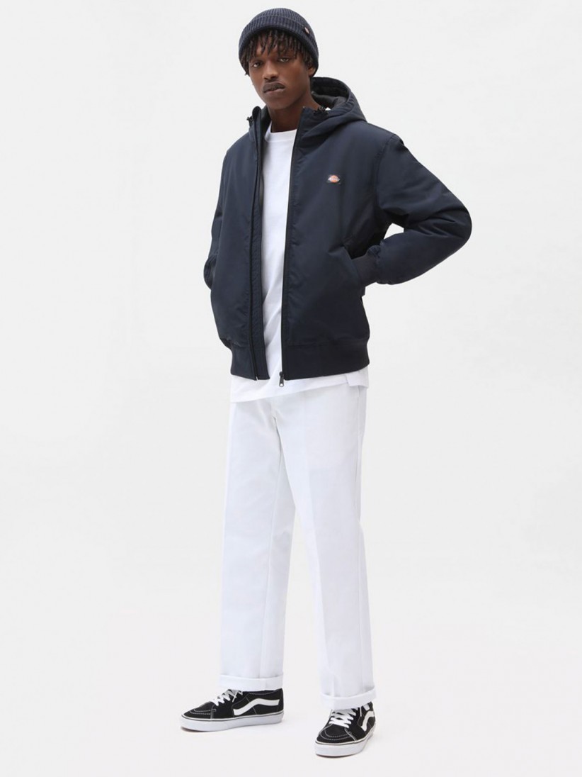 Dickies New Sarpy Navy Blue Hooded Jacket Dickies New Sarpy Navy Blue Hooded Jacket