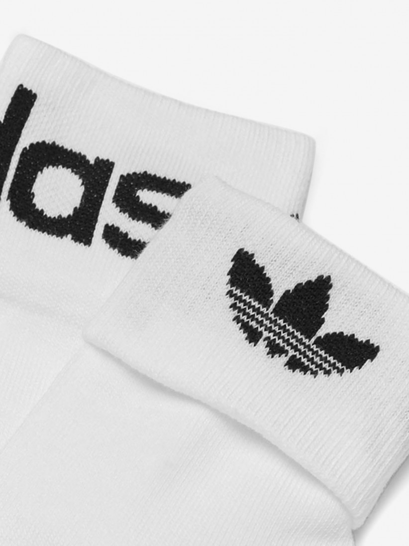 Adidas Mid Cut Trefoil Socks | BZR Online