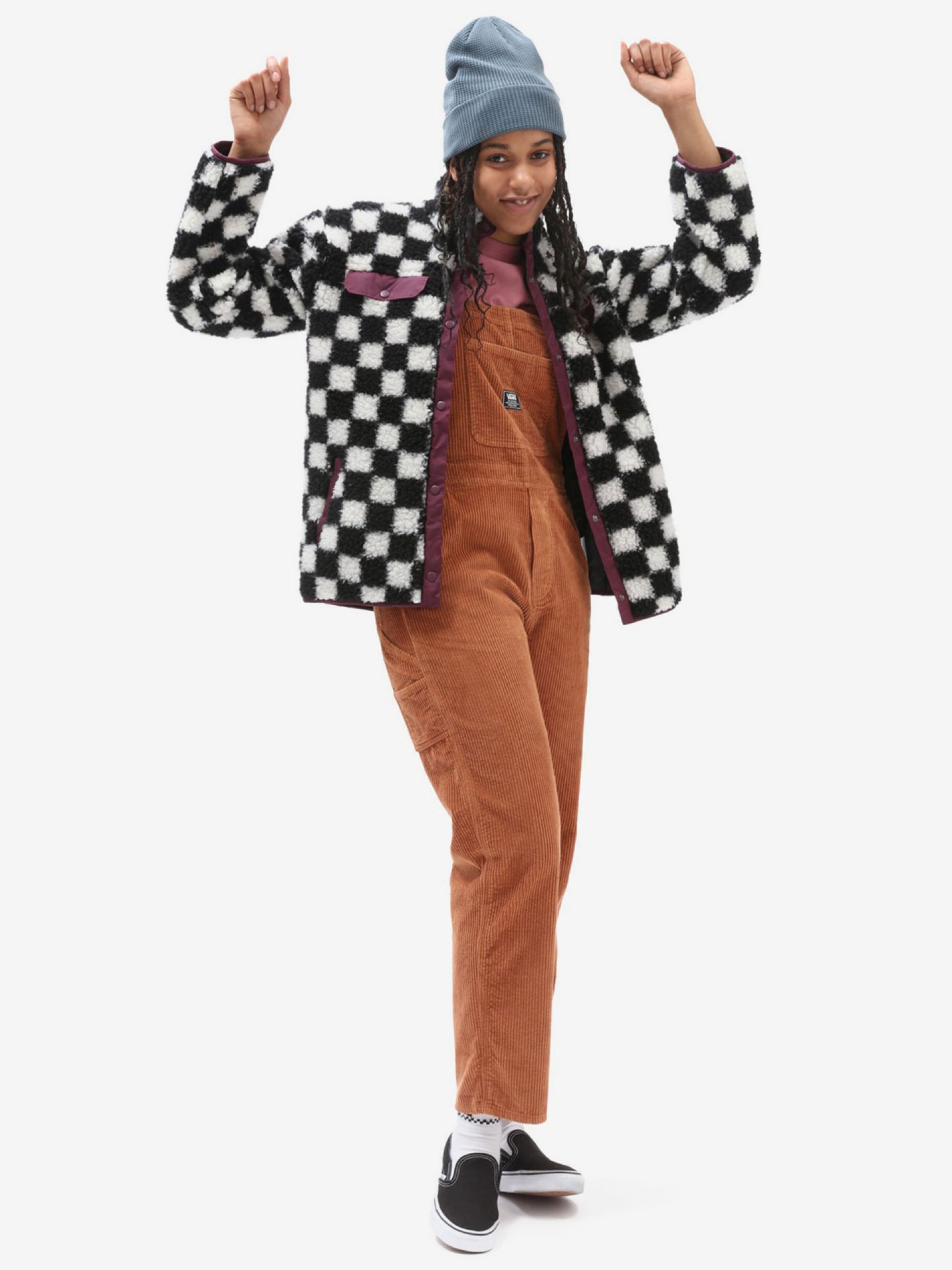 Vans Dreaming Sherpa Checkerboard Jacket