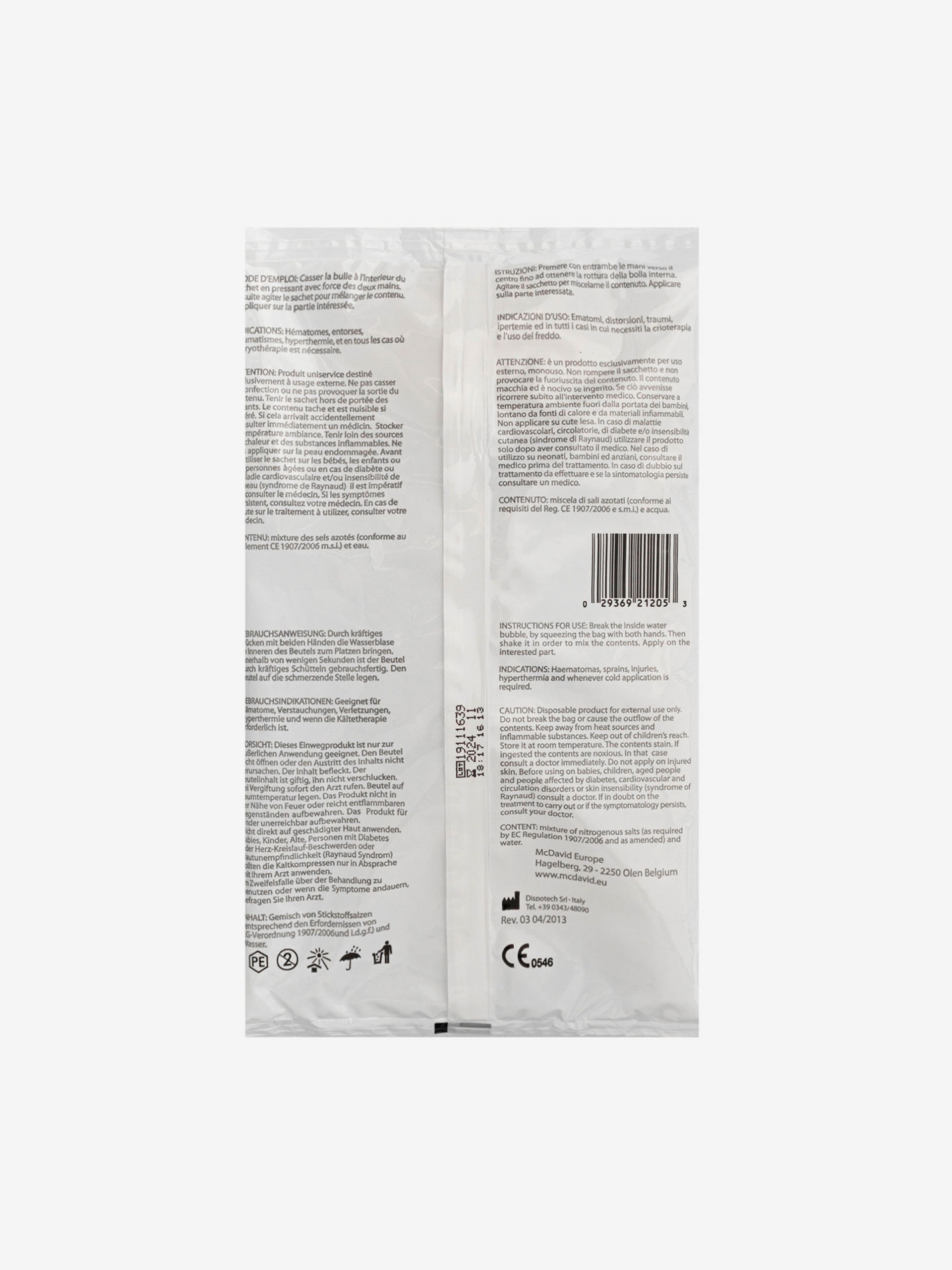 McDavid Instant Cold Gel Pack