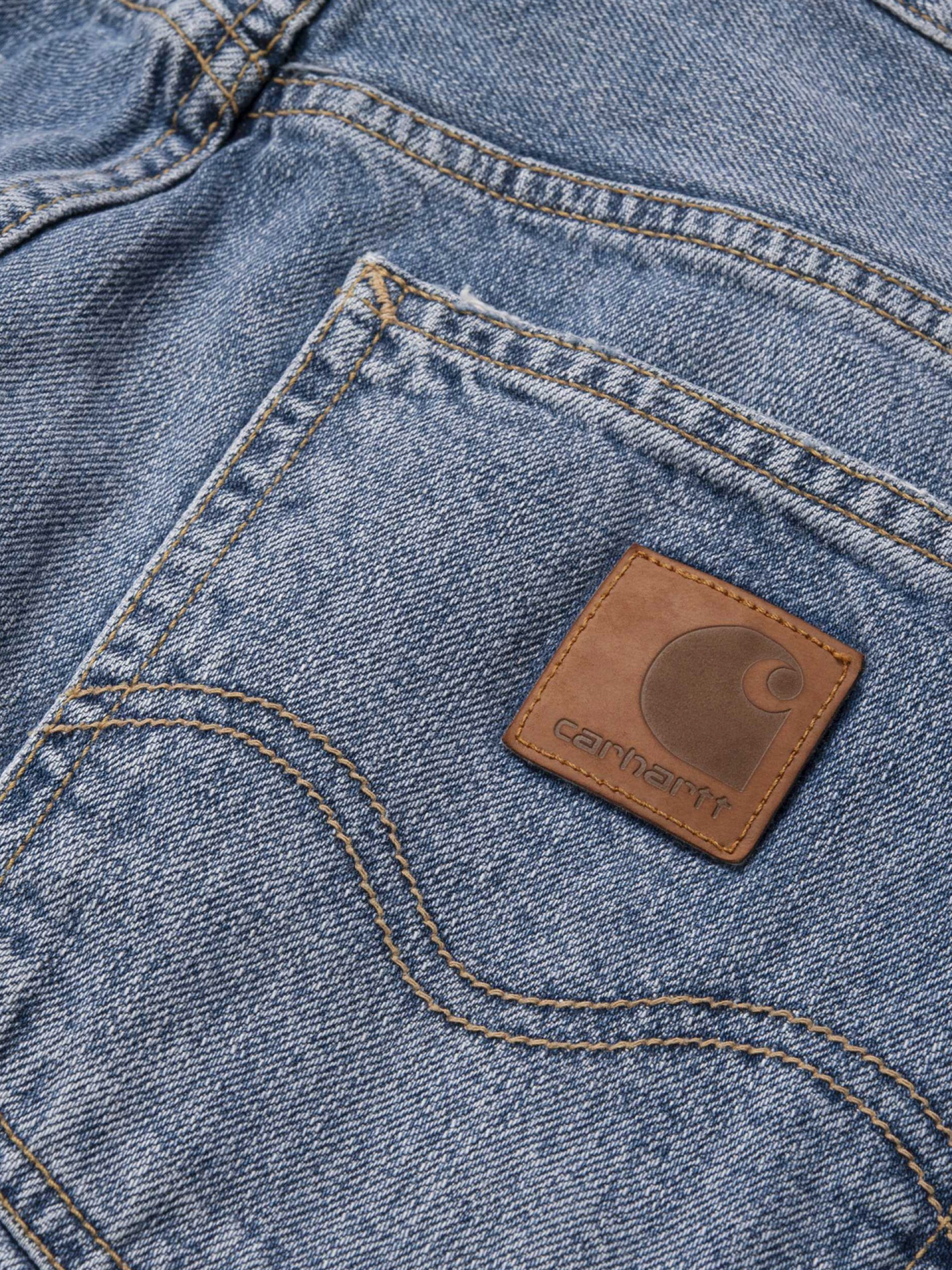 Calças de Ganga Carhartt WIP Marlow Azuis