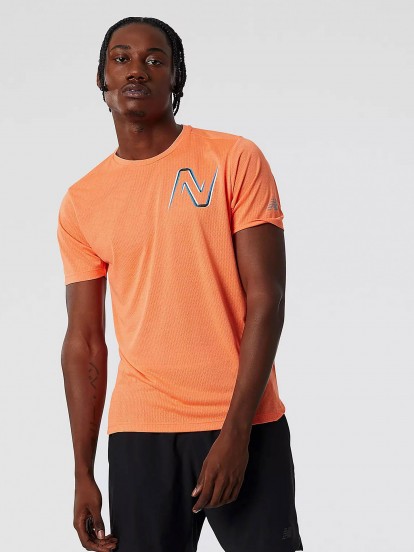 T-shirt New Balance Graphic Impact Run Sleeve