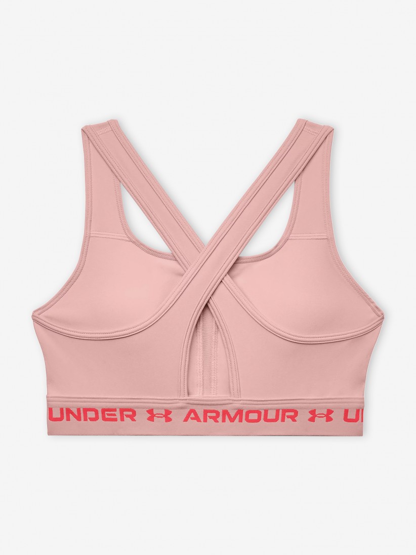 Top Under Armour Mid Crossback Heather Sports